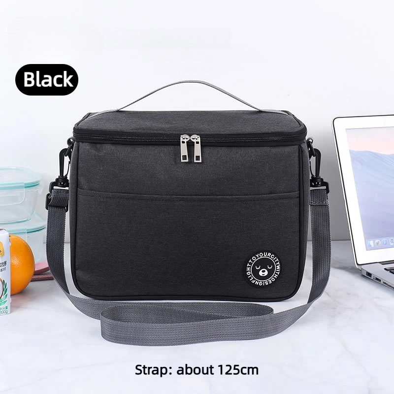 Premium Insulated Thermal Lunch Tote with Thick Aluminum Foil - Large Capacity & Waterproof Design