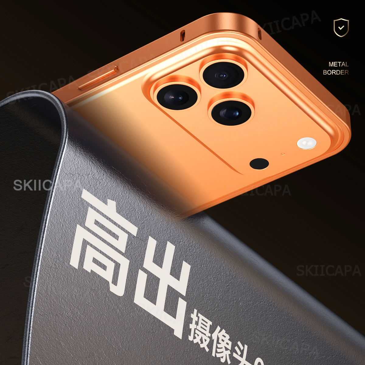 Premium Alloy Armor Shockproof Metal Frame Bumper Case with Hollow Heat Dissipation