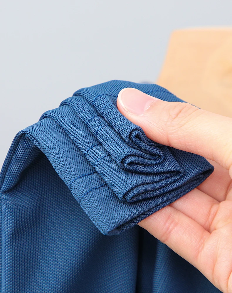 Luxury high-end ice silk breathable short-sleeved POLO shirt Men's 2023 summer fashion contrast stripe lapel T-shirt casual men 27 S67ecb12c9a6d41219c17c85ddb27da2bM