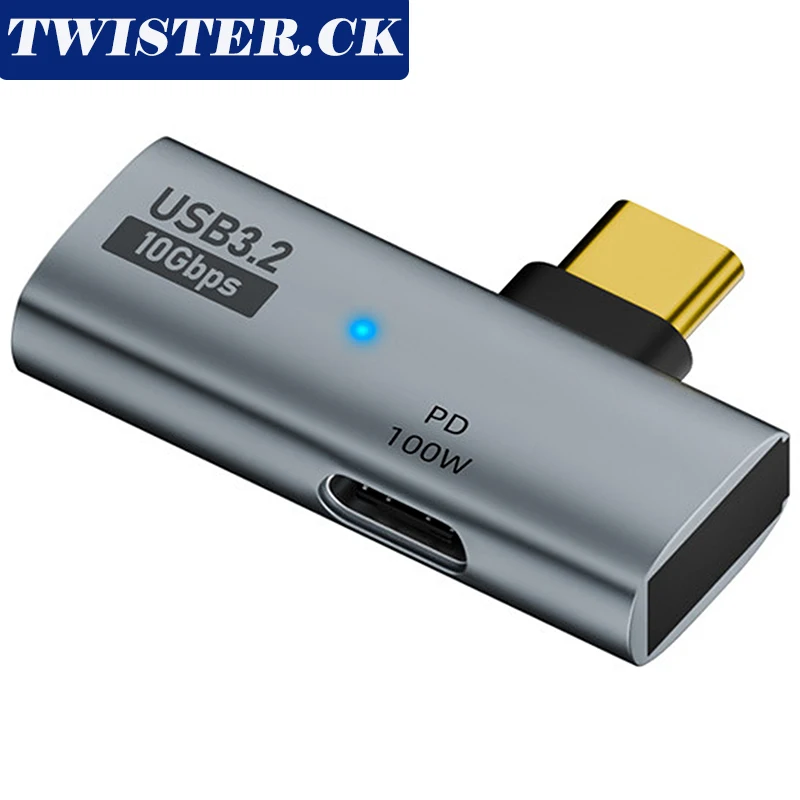 C타입-USB 어댑터 OTG, PD 충전, USB 3.2 데이터 변속기, 최대 10Gbps, USB C 암수 커넥터, 100W, 신제품