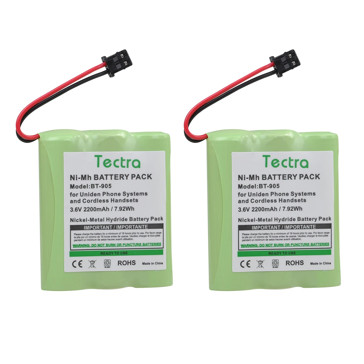 BT-905 BT905 Cordless Handset Battery for Uniden BT905 BT800 BT