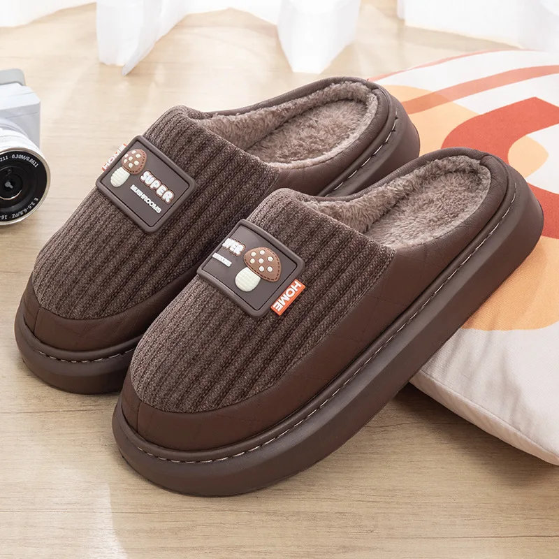 Women's Plush Home Slippers — size and design detail 15
