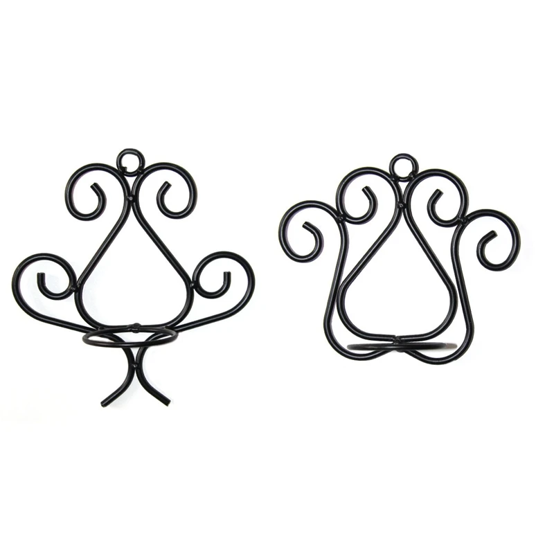 

Настенный подсвечник из кованого железа, домашний декор, черные подсвечники, бра для свечей, настенное бра, простой в установке