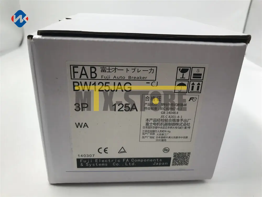 

Новинка, 1 шт., автоматический выключатель для FUJI BW125JAG 3P 125A