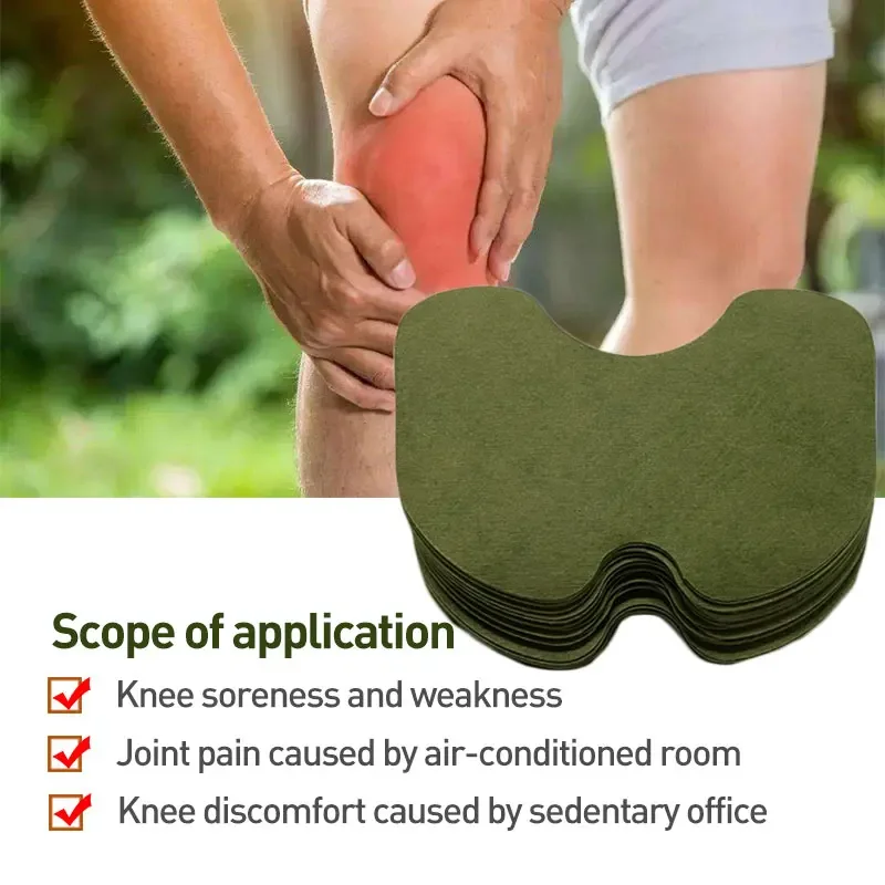 16/32/48pcs Wormwood Knee Pain Patches Herbal Extract Joint Analgesic Sticker Arthritis Rheumatoid Body Plaster Health Care