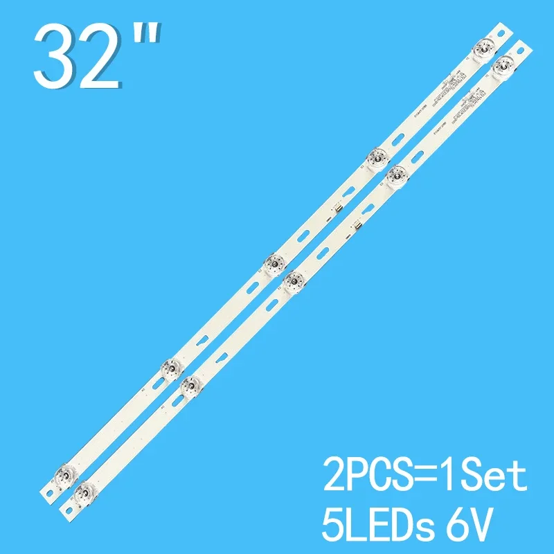 LED backlight strip For Asamzo 32 inch 5 lamp square lens - O  JS-D-JP32EU-051EC 100pcs lot smd led optical lens 2835 3535 3030 diffuse reflection len for tv backlight article lamp and light box