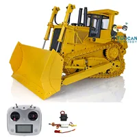 In Stock Metal 1/14 RC Hydraulic Bulldozer Model DXR2 Radio Control Dozer New Sound Module W/O Remote Controller Receiver Toys 1