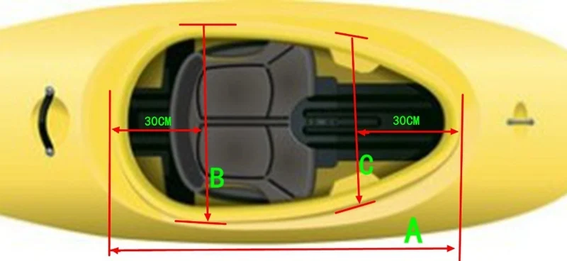 4 size Cockpit fender kayak rubber boat accessories marine paddle Universal Fit water sports Black bateau island canoe wakeboard 2