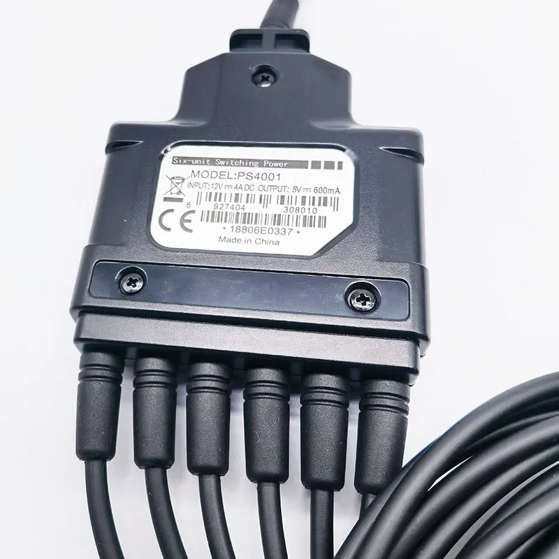 Multifunctional 6-Way Charger Cable Adapter For HYT Hytera TC310 TC320 TC-310 TC-320 Two Way Radio Charging