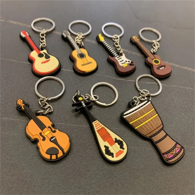 New Arrival Guitar Keychain Man Women Punk Violin Musical Instrument ...