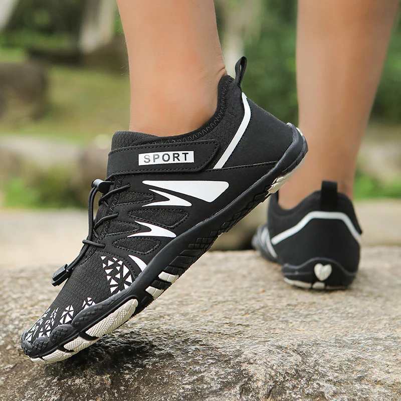 Men Aqua Shoes Cotton Lining Water Shoes Quick-Dry Barefoot Sneakers Upstream Wading Beach Slippers water shoes aqua shoes