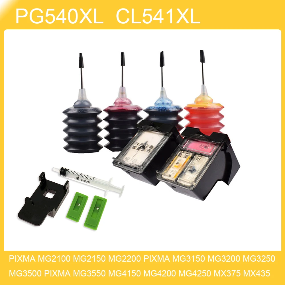 Per Canon Pg-540 Pg540 Cl541 Cl-541 Cartucce Di Inchiostro Pg 540 Cl 541 Pixma Mg3250 Mg3255 Mg3550 Mg4100 Mg4150 Mg4200 Mg4250 Pg-540Xl