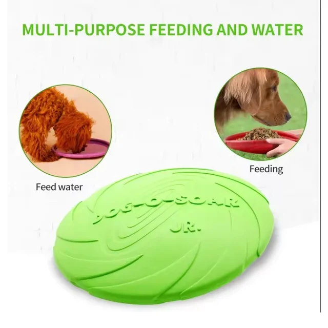 Pet Supplies  Floating Flying Saucer Dog Toy Interactive Training Soft, Tear Resistant, Bite Resistant Dog Outdoor Toys 6