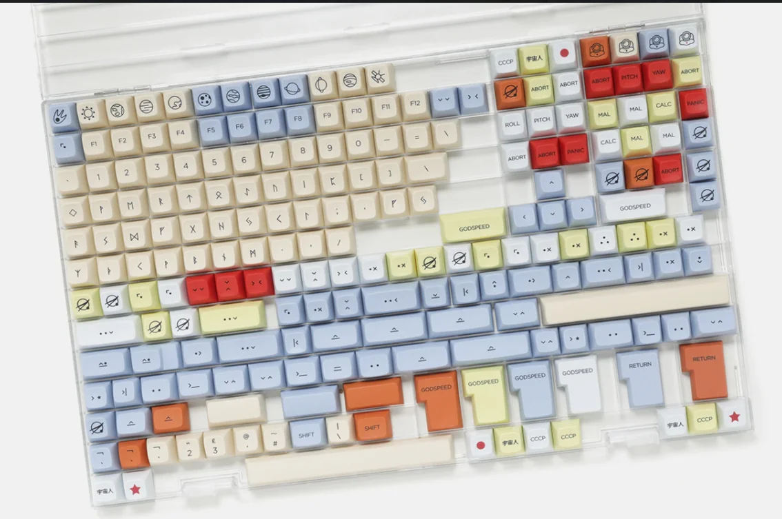 Echome-pbt Keycap Storage Case Custom Personalizado pc Decoração Desktop Acessórios Teclado - Imagem 4