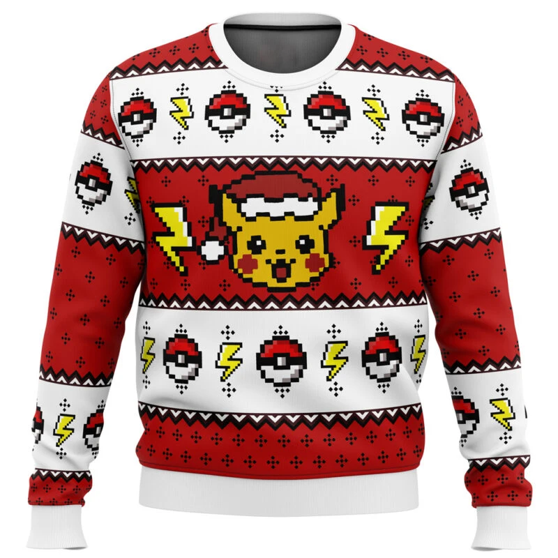 thumbnail image 1 of Suéter feo de Navidad de Año Nuevo con diseño de monstruo de bolsillo, regalo de Papá Noel, sudadera 3D para hombre y ropa de otoño/invierno en oferta, 1 of 5