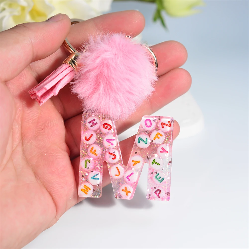 https://ae01.alicdn.com/kf/S67edc4022ab049e890e62f7ba8d0214eI/Exquisite-Pink-A-Z-Letter-Resin-Keychain-With-Hairball-26-Initials-Keyring-Charms-Women-Bag-Ornament.jpg