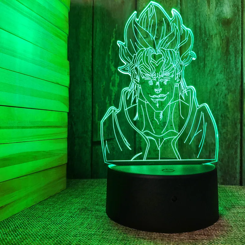 

3d Led Night Light Anime JoJo Bizarre Adventure for Bedroom Decor Light Birthday Gift Led Night Lamp