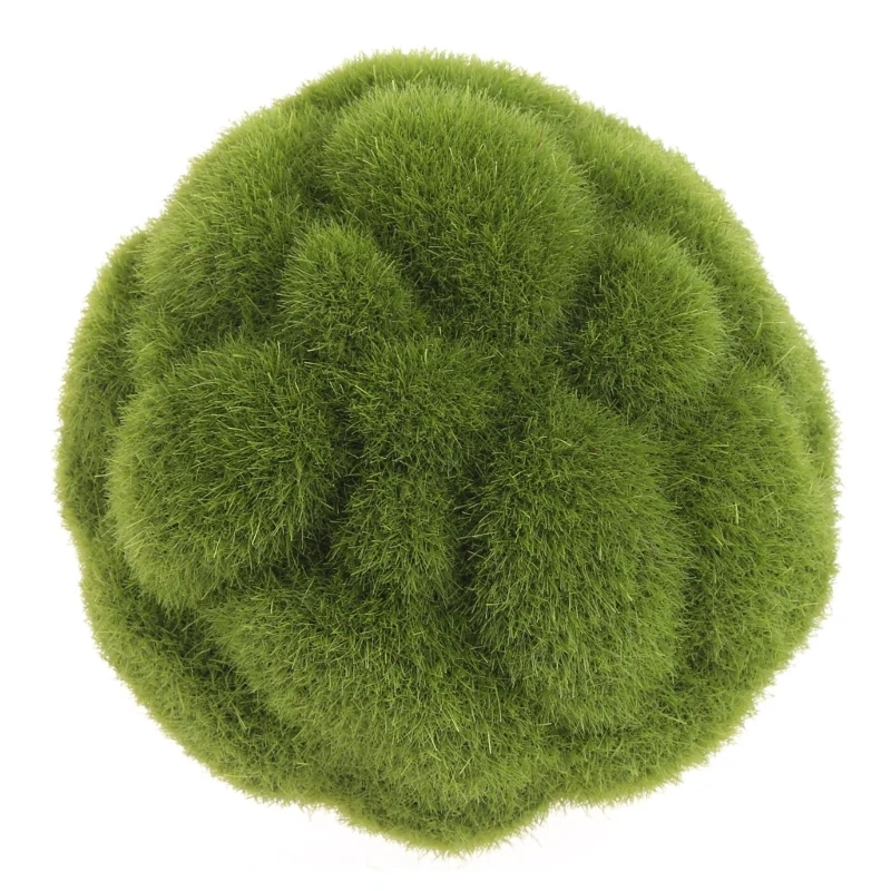 1pcs Green 12/15cm Artificial Moss Ball Decorative Photography
