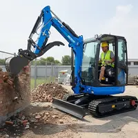 Kubota Engine 2.5-ton Free Transport Mini Excavator New EPA Farm Crawler Excavator 1-2 ton Machine with Core Pump Gearbox