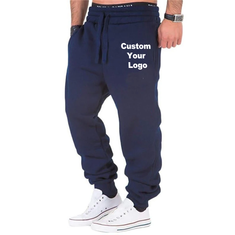 Men's Pants New Sport Jogging Trousers Fitness Loose Fit Clothing Solid Color Streetwear Pants