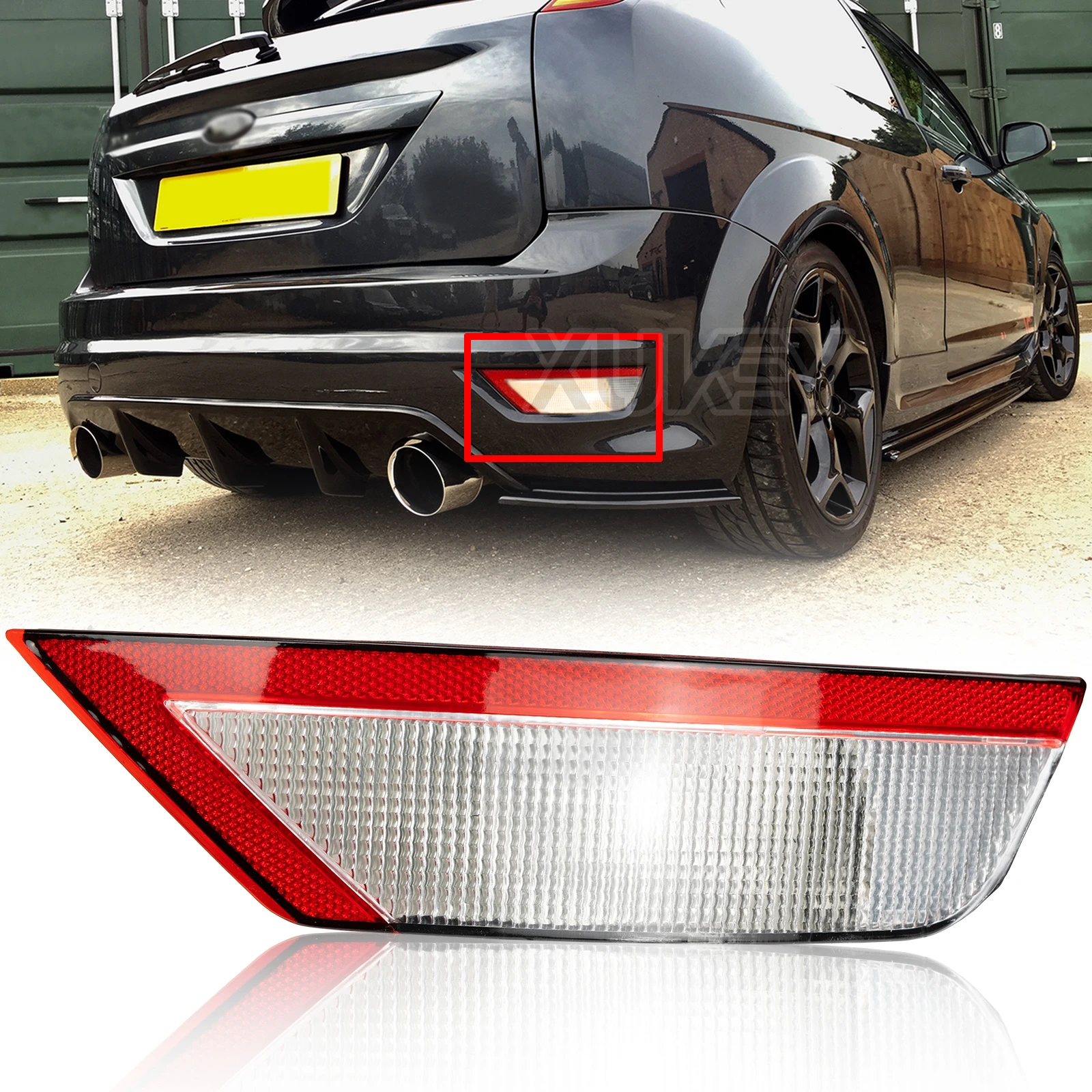 For Ford Focus Mk2 Kuga Mk1 20082012 Brake Rear Bumper Reflector