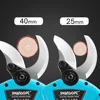 Cordless Lithium-ion Progressive Pruning Shear 4Ah Efficient scissors Bonsai Electric Tree Branches garden tools SC-8605 4CM 6