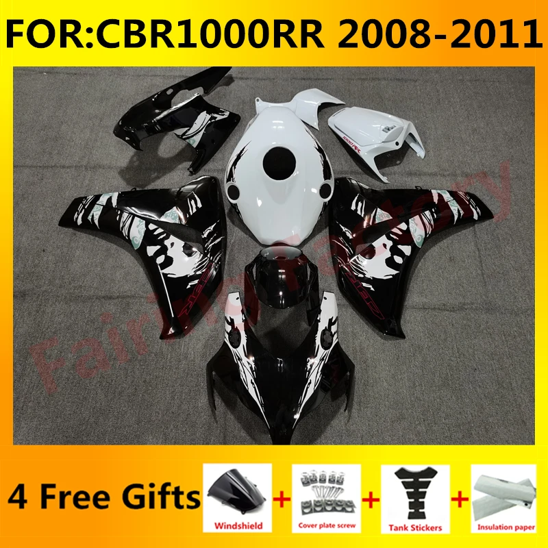 

Новый комплект обтекателей для мотоцикла Abs подходит для CBR1000RR CBR1000 06 07 CBR 1000RR 2006 2007 полный обтекатель для кузова белый черный