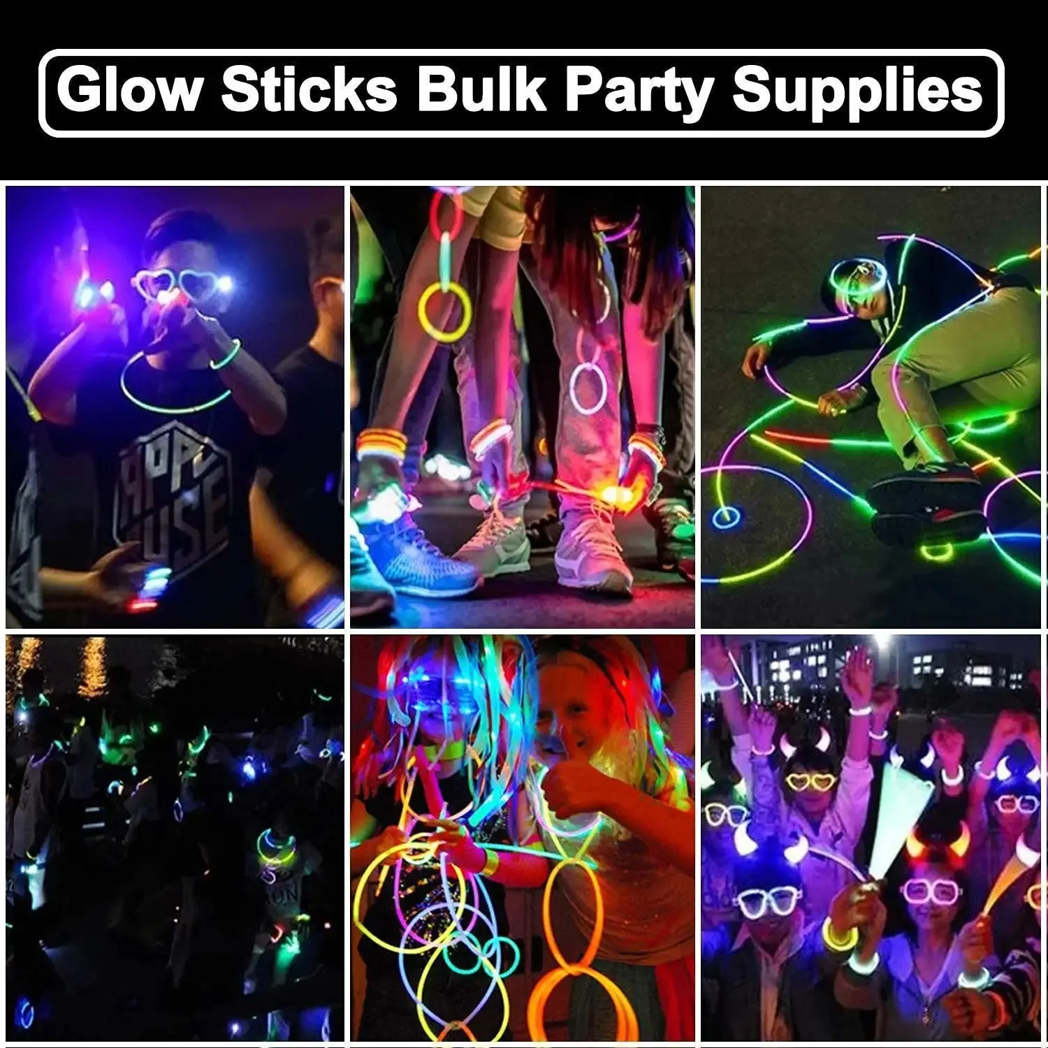 Glasses Lollipop Connectors Bracelets Necklaces  Neon Birthday Party  Accessories - Glow Party Supplies - Aliexpress