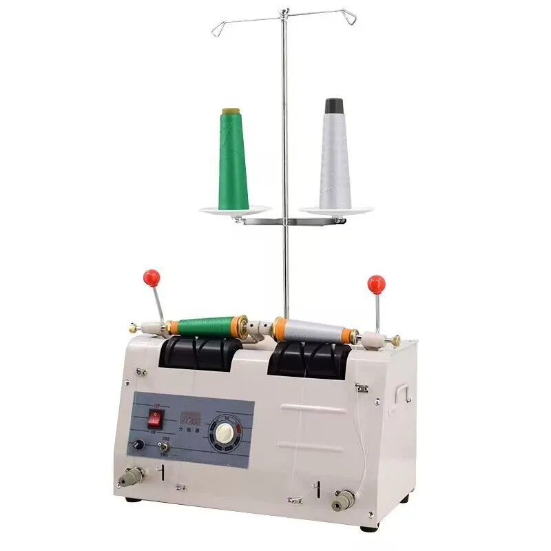 BT20S 220V Double-Head Wire Splitter Winding Rewinder Sewing Thread Embroidery Thread Splitter Multi-Function Wire