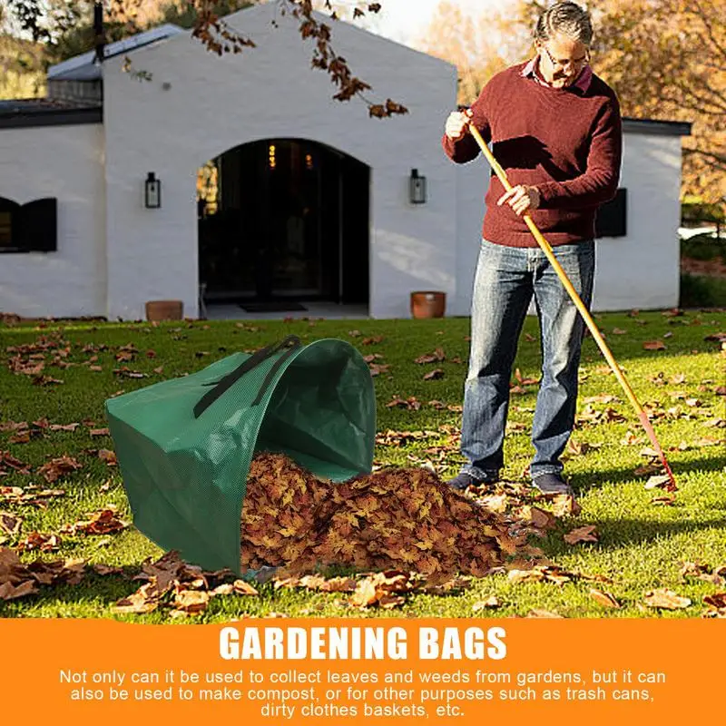 2-Pack Garden Yard Bag Waterproof Reusable Leaf Bags Heavy Duty Gardening  Bags, Lawn Pool Garden Yard Waste Bags - AliExpress