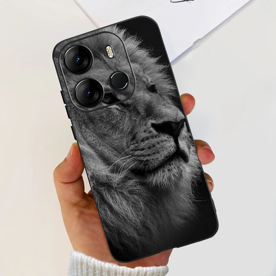 Colorful Painted Back Cover Clear Silicone Soft Slim Phone Case