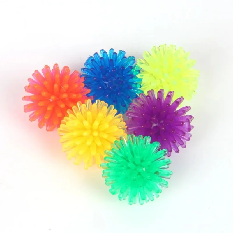 6pcs Spiky Ball Fidget Toy Small Size For Kids Children Autism Sensory ADHD Anxiety Relief Juguete Antiestres Exercise Grip Ball infinity cube flip adhd toys anxiety toy fingertips for game puzzle antistress magic finger fidget autism hand gifts children