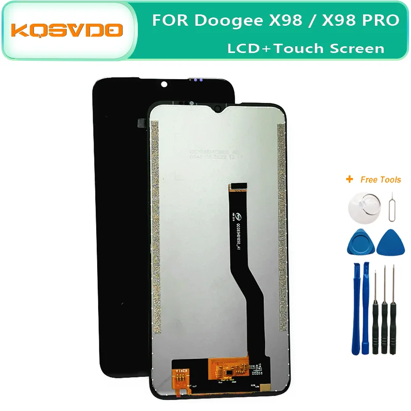 Custodia Portafoglio In Pelle Rossa Per DOOGEE X98 / X98 PRO – Con Slot Carte E Chiusura Magnetica
