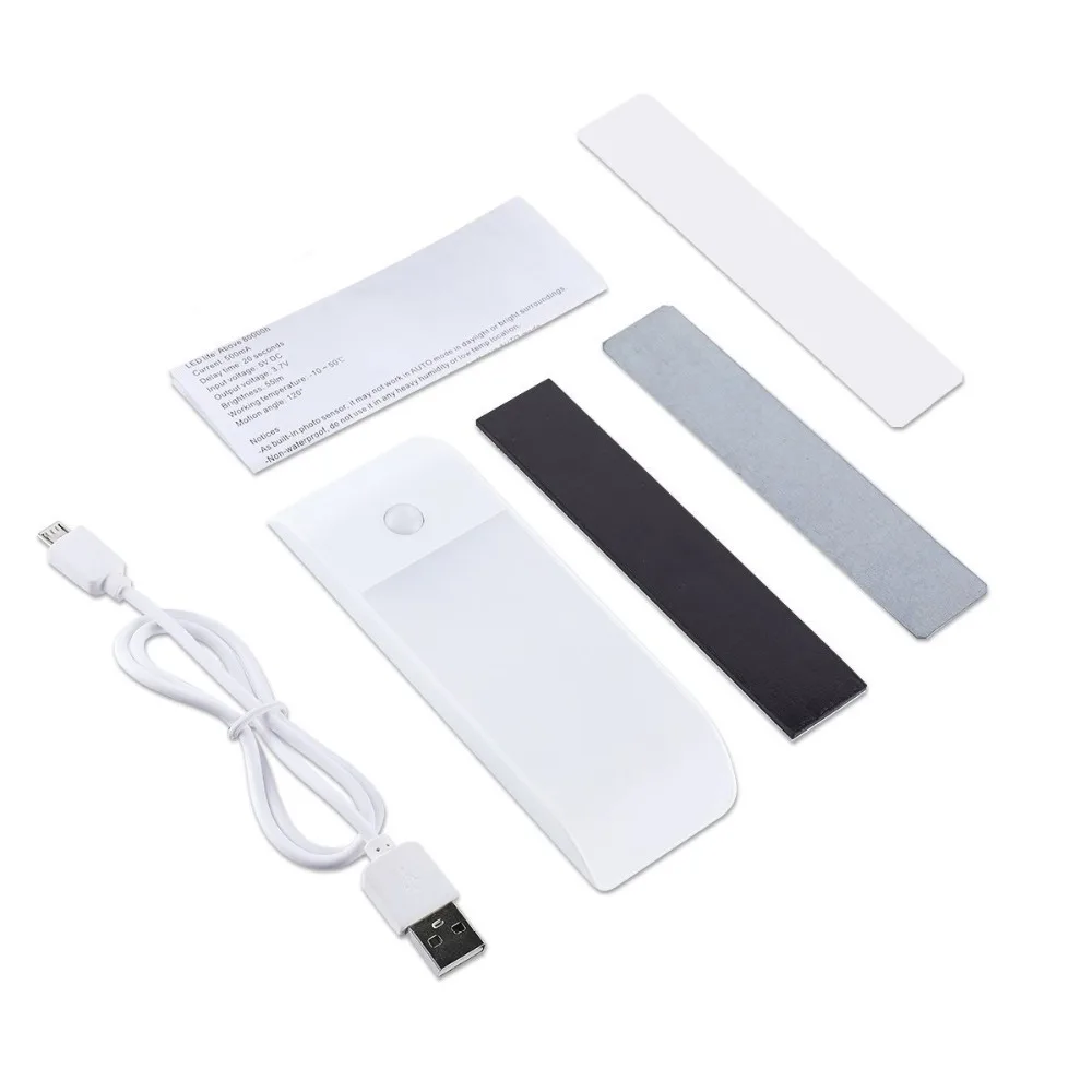 언더 캐비닛 조명 주방 조명, IR 모션 센서, 12LED smd5730 야간 조명, USB 충전식 계단 조명, 옷장 램프