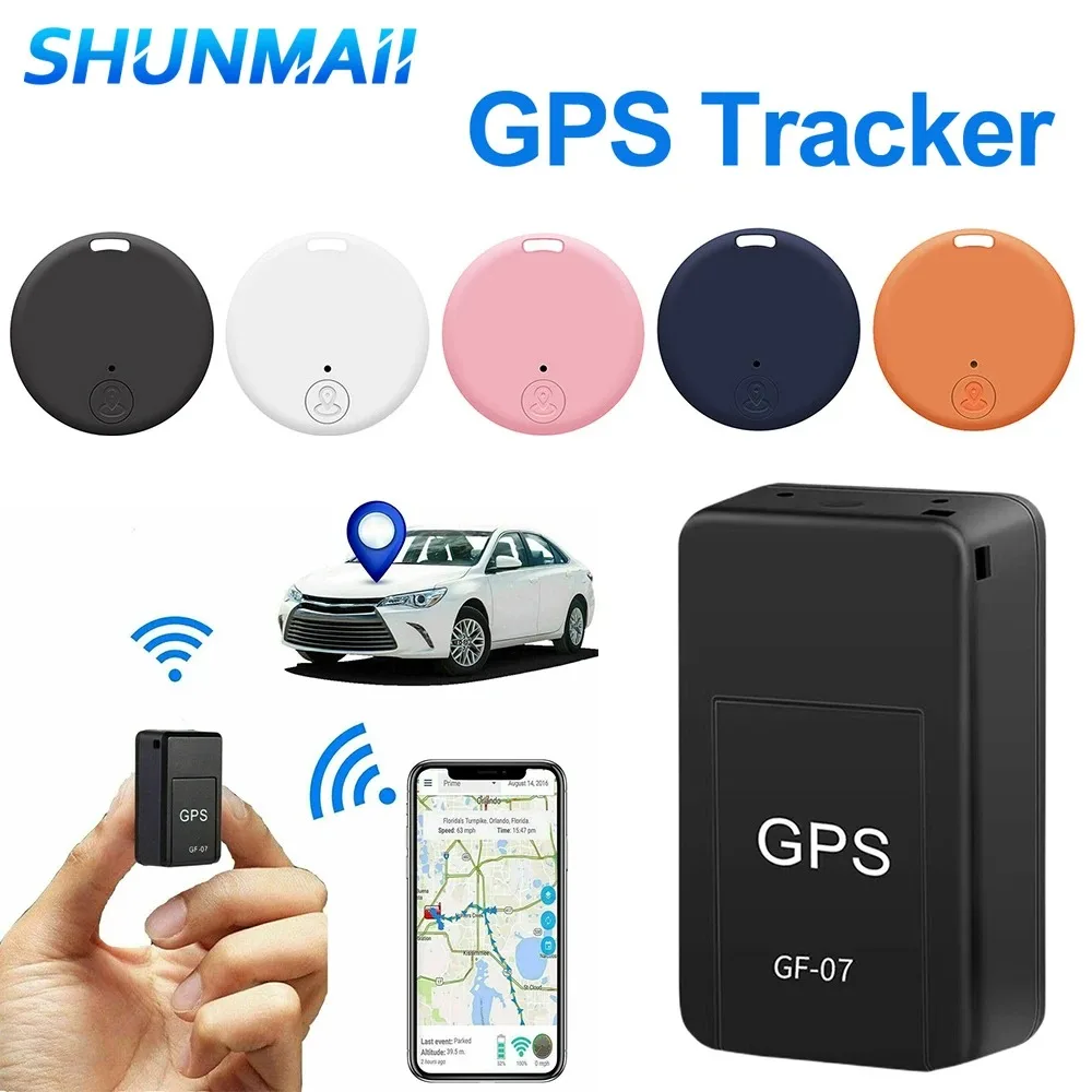 Car Gps Mini Tracker Gf-07 Real-time Tracking Anti-theft And Anti-loss  Locator, Strong Magnetic Installation Sim Information Locator