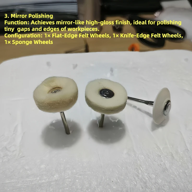 DIY 및 전문 연마 도구 키트 - 보석 및 공예 프로젝트용 15종 거친/미세/거울 마감 세트