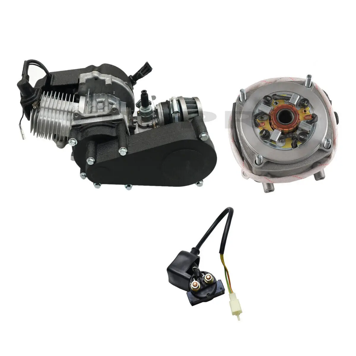 

TDPRO 49cc 50cc 2 Stroke Engine Motor Electric Start Pocket Bike ATV Quad Scooter Bugg