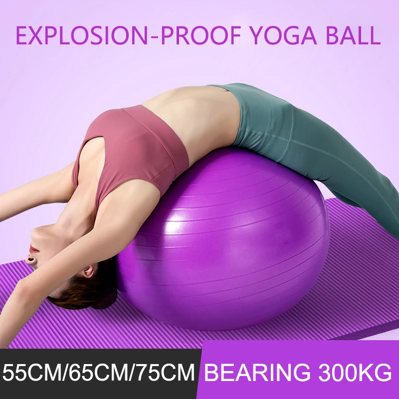 Big Size Balance Ball Thickened Explosion-Proof Yoga Exercise Equipment for Fitness Gym Pilates Workout Massage Sport