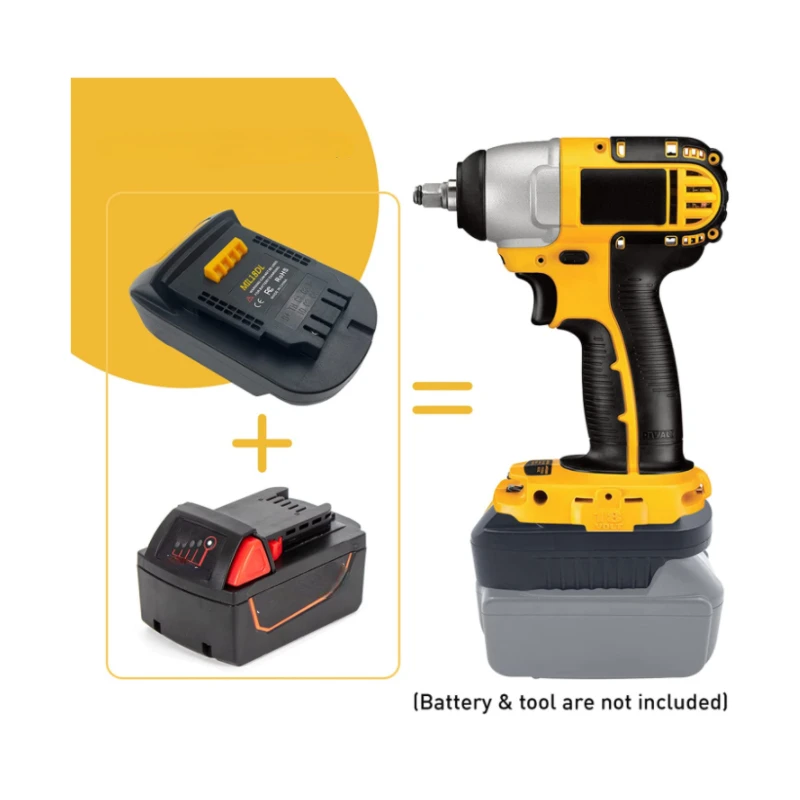 Convertisseur De Batterie Universel – Dewalt 20V Vers Makita 18V Et Milwaukee