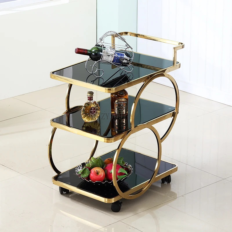 *Rotating Trolley Portable Cart Wheels Large Stainless Basket I Ran His Hotel. Rolling climatiseur air froid puissant Gold Iron
