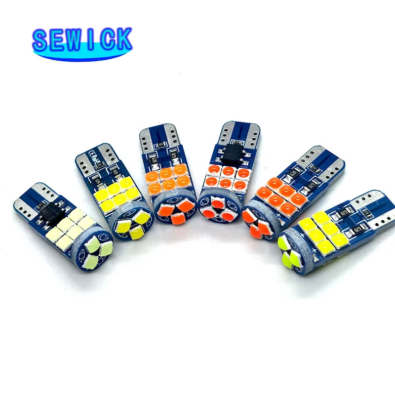  100pcs 12V T10 LED 15SMD 3030    CANBUS   ڵ     û ũ