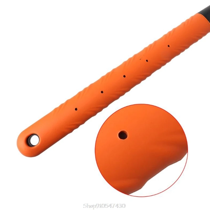 Replacement Handle For Wood Working Double Sides Stainless Steel Hand Tenon Fine PVC Handle N02 20
