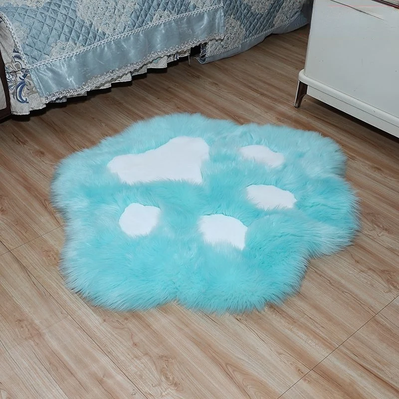 Cat Paw Fluffy Carpet Rug – The Kawaii Shoppu