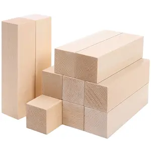 Basswood Carving Wood Natural Blanks Balsa Wood for Carving Wood