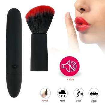 Rechargeable 10 Speed Vibration Vibrator Massage Stick Magic Wand Make up Brush Female Intimate Adult Toys for Couple 2