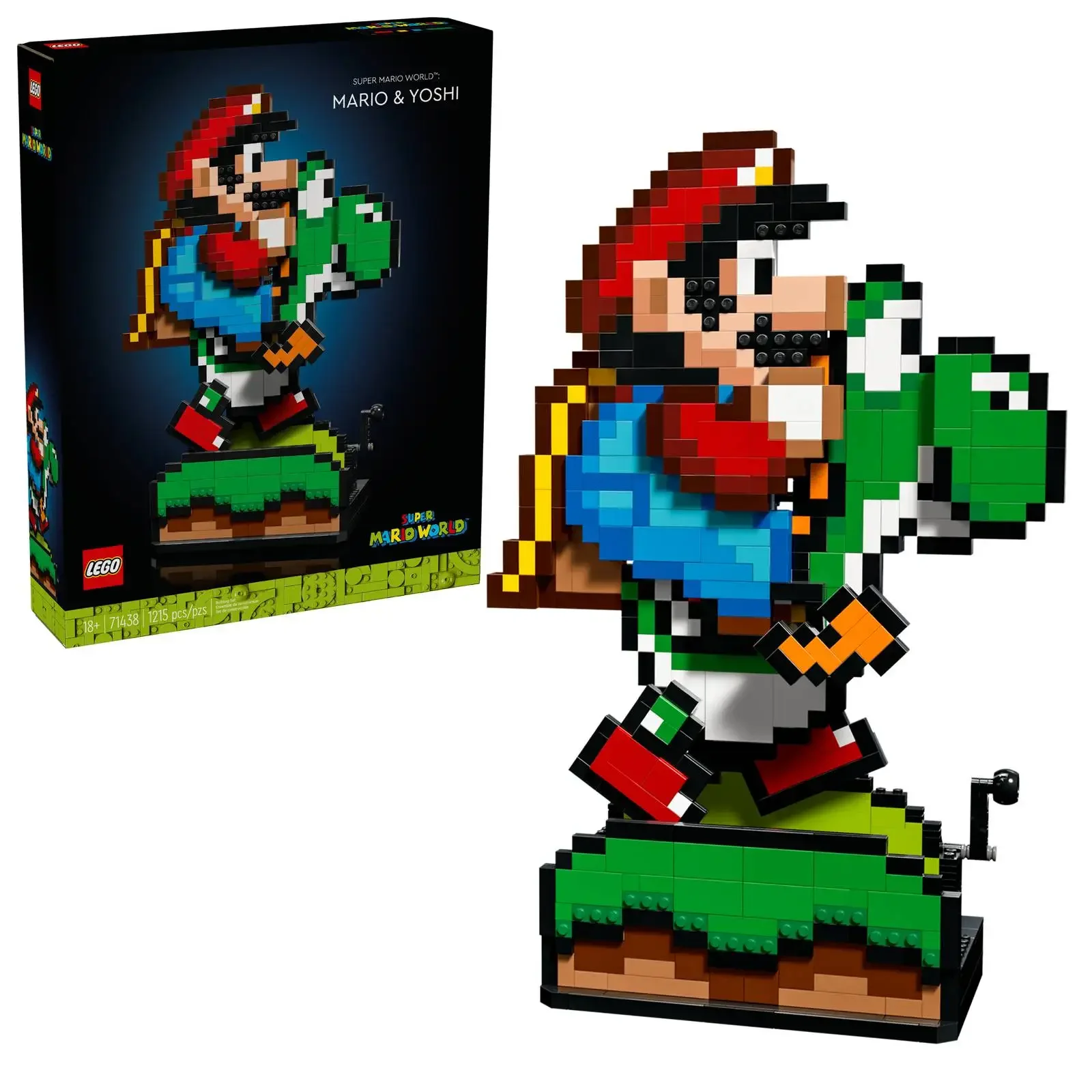 LEGO Super Mario World™: Mario Yoshi 71438 for Aged 18+ Adults
