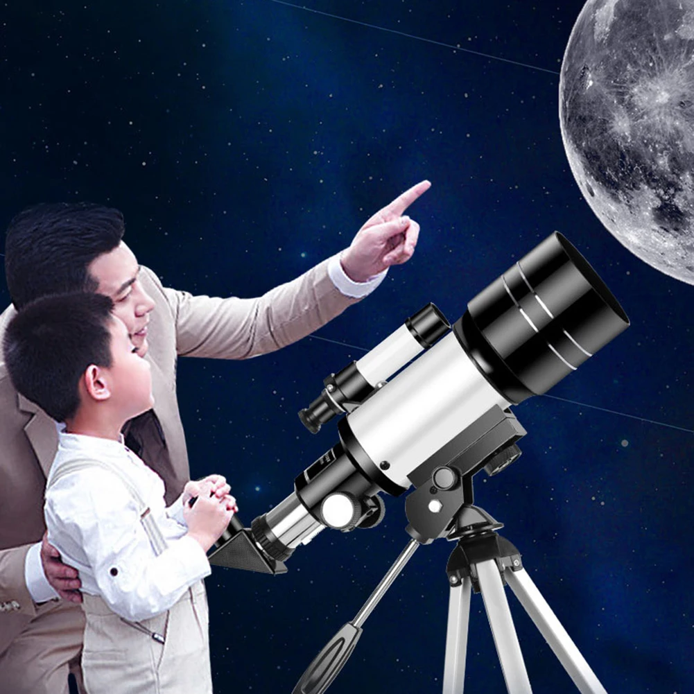 

Travel Telescope 300mm Portable Telescope 70mm Aperture Refractor Astronomical Refractor Telescopes Astronomy Beginners Gifts