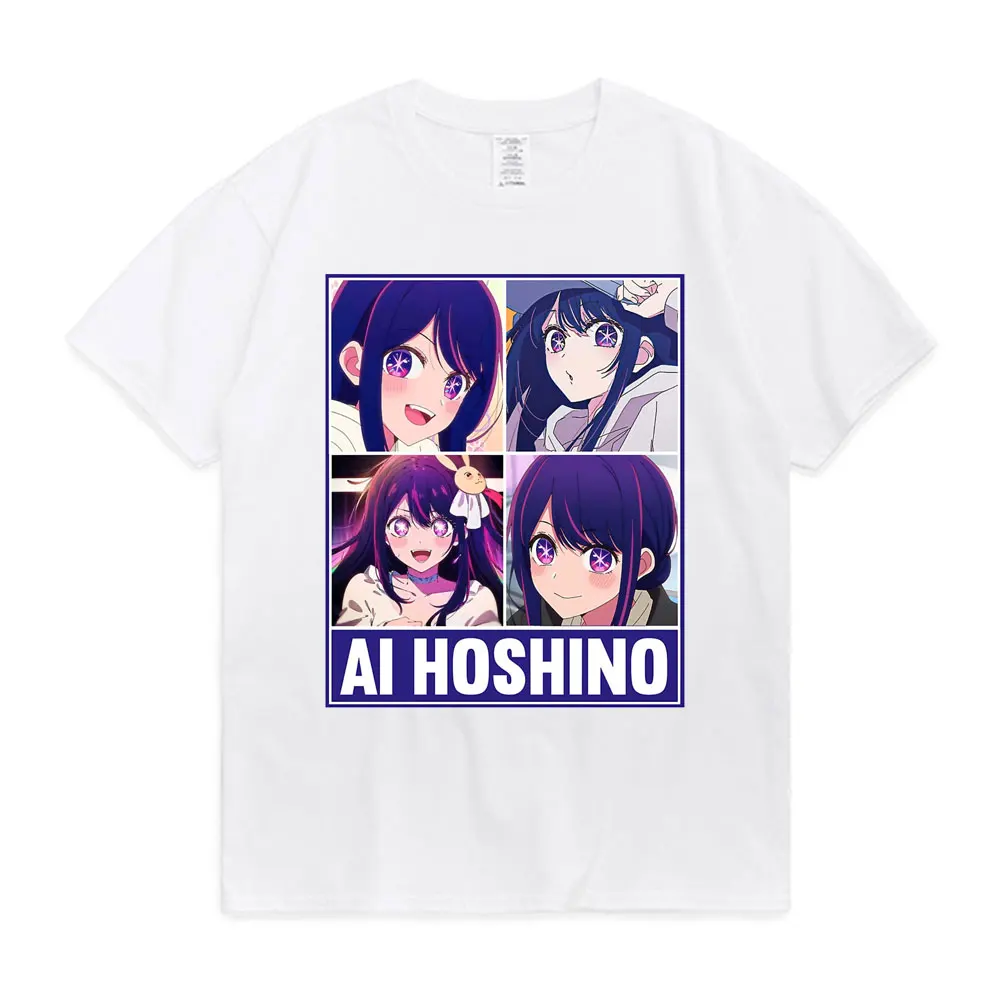

Anime Oshi No Ko Cute Ai Hoshino Kawaii T Shirt Women Harajuku Aesthetic Graphic T-shir Manga Cartoon Y2k Clothes Tops Tshirt