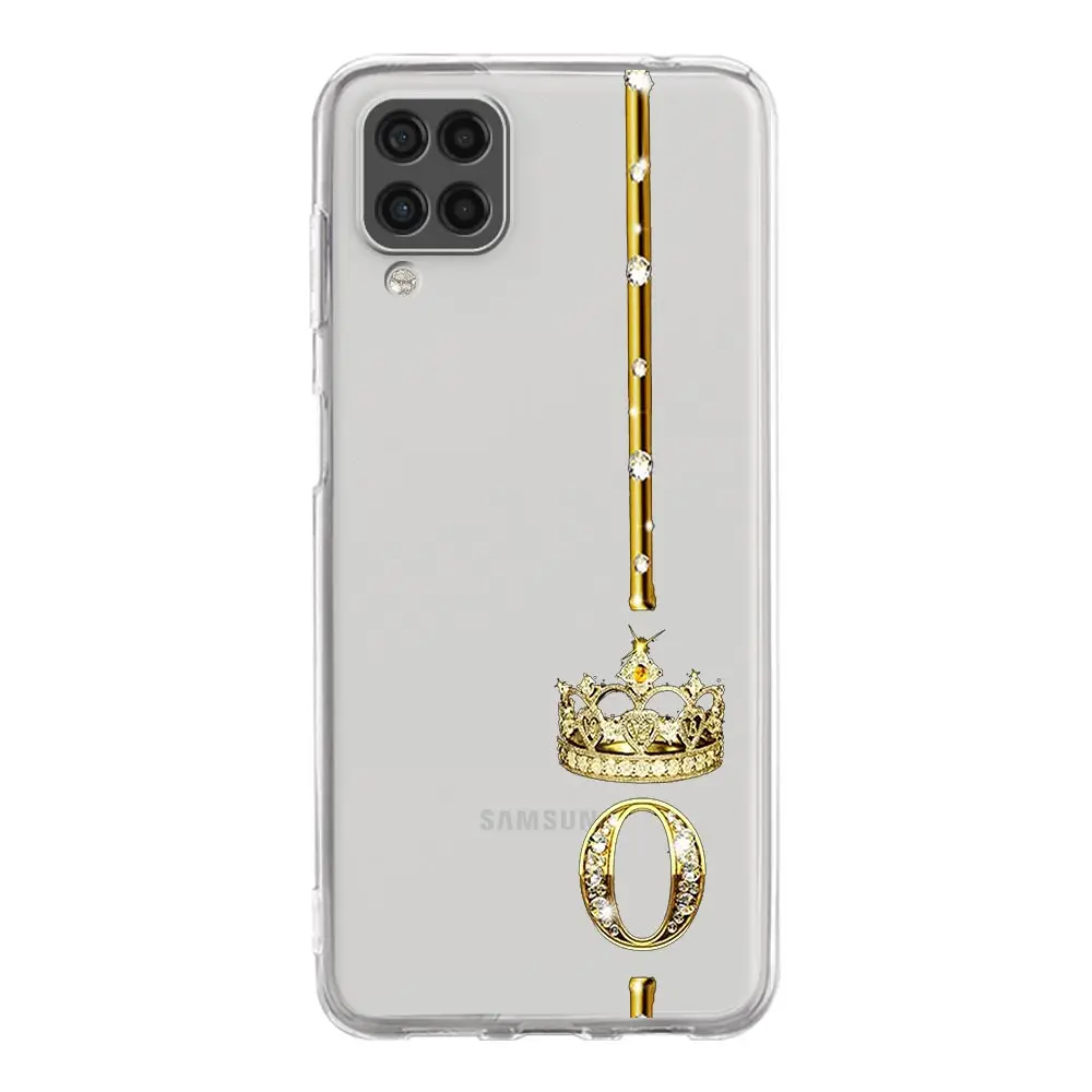 Elegant Diamond Crown Letter Phone Case with Premium Design
