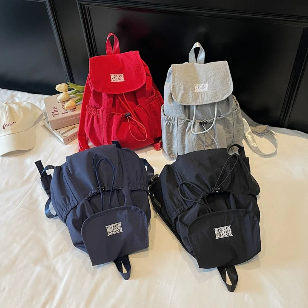 Casual Large Capaci Student Backpack Women's 2026 New Sle Outdoor Faion Commuting Bag Lightweight Simple Design Multifu Backpack